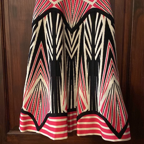 RARE Herver Lenger Fit & Flare Designer Dress - Picture 3 of 8